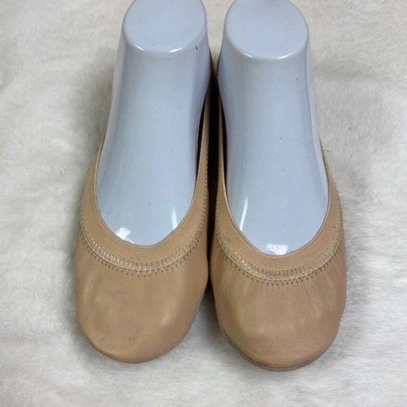 Yosi Samra Samara Foldable Ballet Flat in Ballet Pink Leather, size 7 - Picture 2 of 9